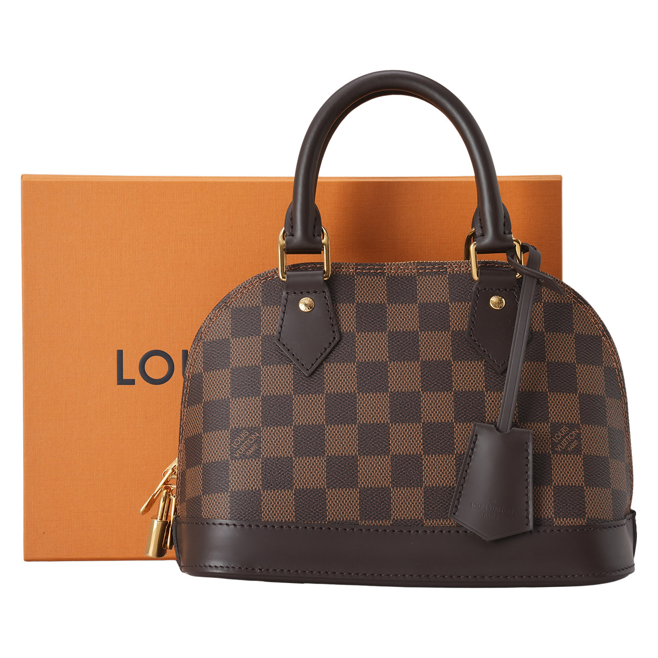 LOUIS VUITTON(USED)루이비통 N41221 다미에 에벤 알마BB & 파셋키링